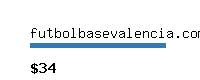 futbolbasevalencia.com Website value calculator