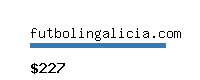 futbolingalicia.com Website value calculator