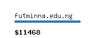 futminna.edu.ng Website value calculator