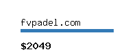 fvpadel.com Website value calculator