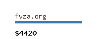 fvza.org Website value calculator