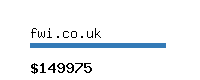 fwi.co.uk Website value calculator