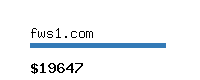 fws1.com Website value calculator