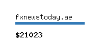 fxnewstoday.ae Website value calculator