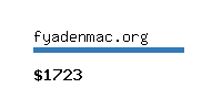 fyadenmac.org Website value calculator