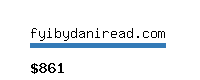 fyibydaniread.com Website value calculator