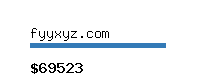 fyyxyz.com Website value calculator