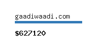 gaadiwaadi.com Website value calculator