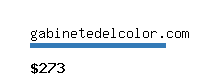 gabinetedelcolor.com Website value calculator
