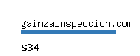 gainzainspeccion.com Website value calculator