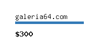 galeria64.com Website value calculator