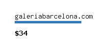 galeriabarcelona.com Website value calculator