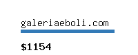 galeriaeboli.com Website value calculator