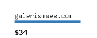 galeriamaes.com Website value calculator