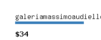 galeriamassimoaudiello.com Website value calculator