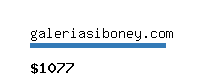 galeriasiboney.com Website value calculator