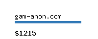 gam-anon.com Website value calculator