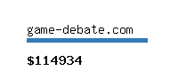 game-debate.com Website value calculator