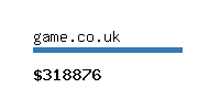 game.co.uk Website value calculator