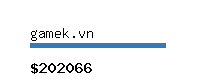 gamek.vn Website value calculator