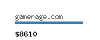 gamerage.com Website value calculator