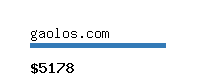 gaolos.com Website value calculator