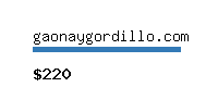 gaonaygordillo.com Website value calculator