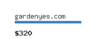 gardenyes.com Website value calculator