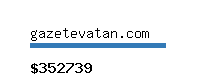gazetevatan.com Website value calculator