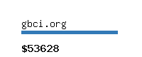 gbci.org Website value calculator