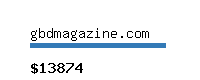 gbdmagazine.com Website value calculator