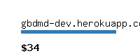 gbdmd-dev.herokuapp.com Website value calculator