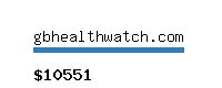 gbhealthwatch.com Website value calculator