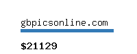 gbpicsonline.com Website value calculator