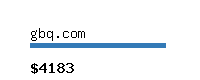 gbq.com Website value calculator