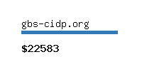 gbs-cidp.org Website value calculator