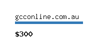 gcconline.com.au Website value calculator