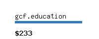 gcf.education Website value calculator