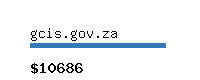 gcis.gov.za Website value calculator