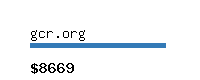 gcr.org Website value calculator