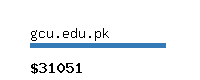 gcu.edu.pk Website value calculator