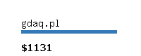 gdaq.pl Website value calculator