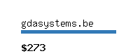 gdasystems.be Website value calculator