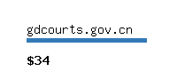 gdcourts.gov.cn Website value calculator