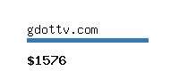 gdottv.com Website value calculator