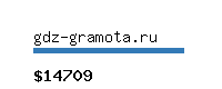 gdz-gramota.ru Website value calculator