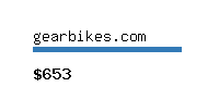 gearbikes.com Website value calculator