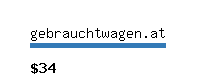 gebrauchtwagen.at Website value calculator