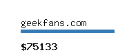 geekfans.com Website value calculator