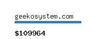 geekosystem.com Website value calculator